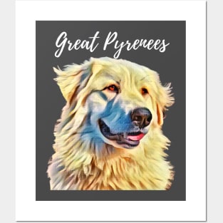 Great Pyrenees T-Shirt Posters and Art